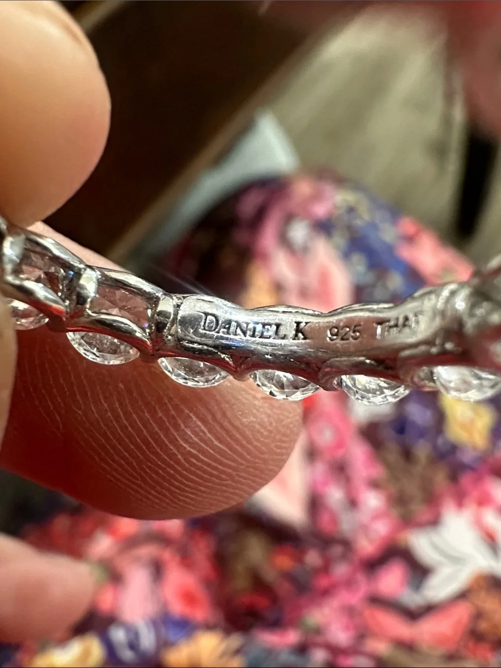 Daniel K Sterling and CZ Eternity Band